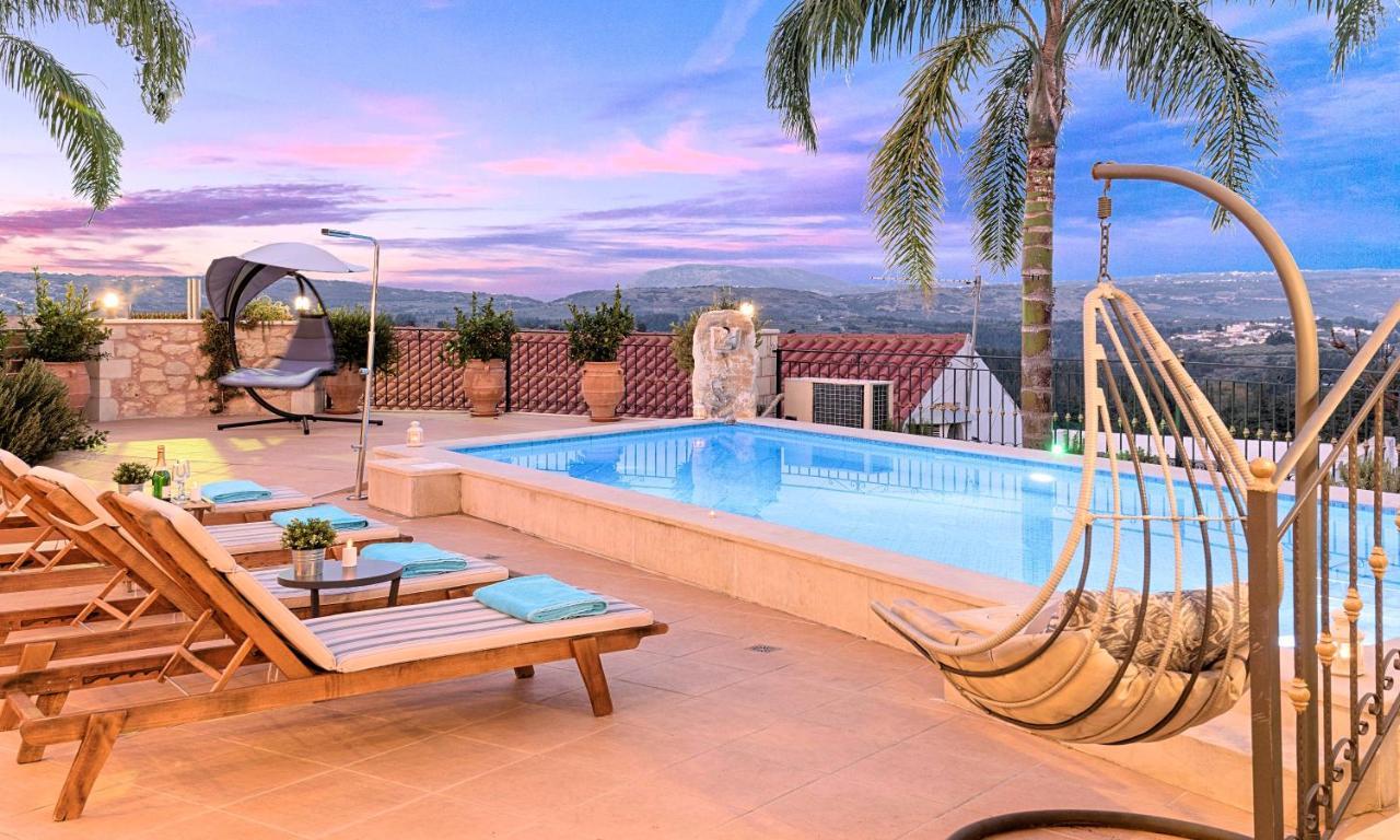 Steve Kois Villa Heated Pool Chania  Exterior foto