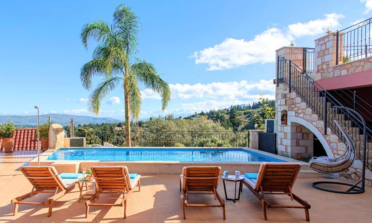 Steve Kois Villa Heated Pool Chania  Exterior foto